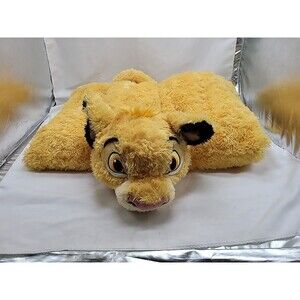 Disney Parks Simba Lion King Pillow Pet Plush 20" Soft Fluffy Stuffed Animal Toy